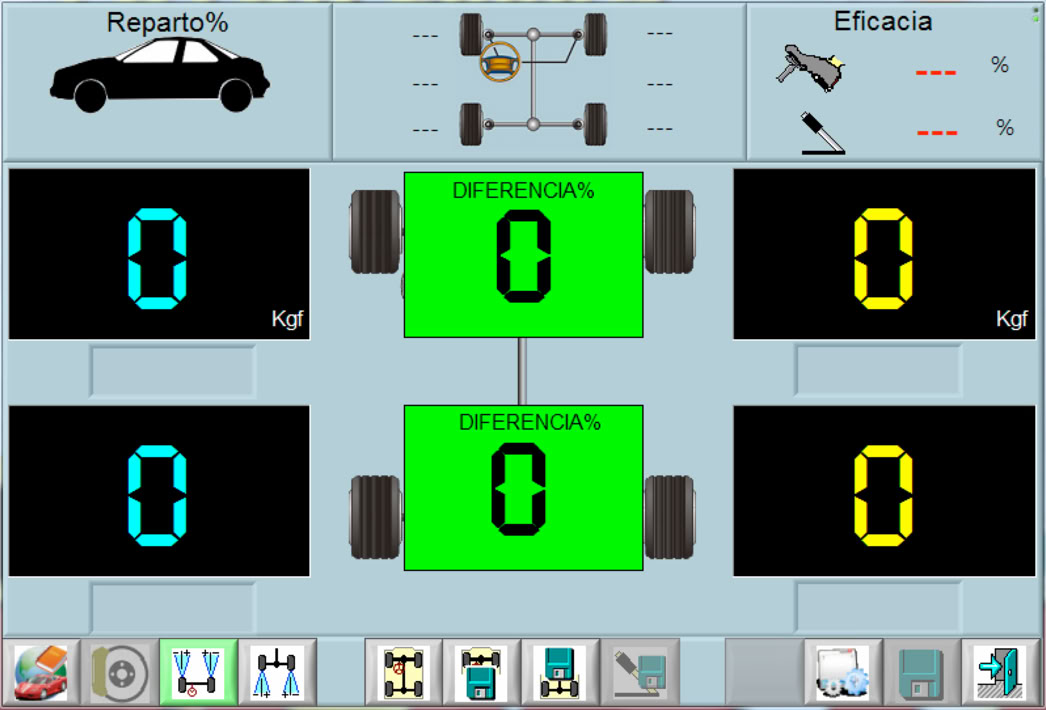 Foto pantalla del frenómetro